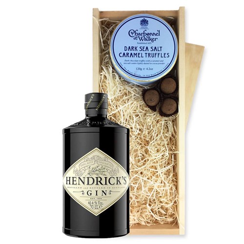 Hendricks Gin 70cl And Dark Sea Salt Charbonnel Chocolates Box